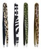 Tweezerman Tweezers, Slant, Point, Wide Grip, Automatic, Mini Oval, Mini Slant, Ingrown Hair Splinter, Petite Tweezer Set