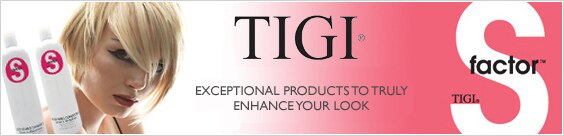 TIGI S-Factor Conditioners, TIGI S-Factor Duo Packs, TIGI S-Factor Sets, TIGI S-Factor Shampoos, TIGI S-Factor Styling & Finishing