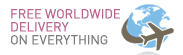 FREE worldwide delivery