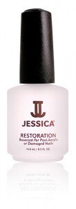 Jessica Restoration Basecoat for Post-Acrylic/Damaged Nails 0.5oz