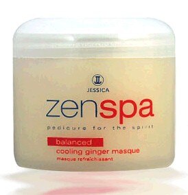 Jessica ZenSpa Pedicure Balanced Cooling Ginger Foot Masque 4.0oz