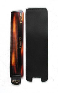 Kent Hair Comb with Case and Tab