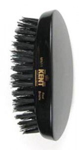 Kent Mens Oval Black Hair Brush