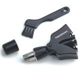 Tweezerman Deluxe Nose Hair Trimmer for Men with Cleaning Brush